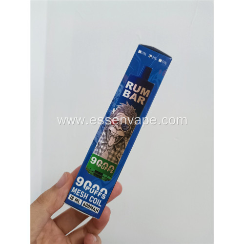 Netherlands Best Sale Vape Rum Bar 9000 Puffs